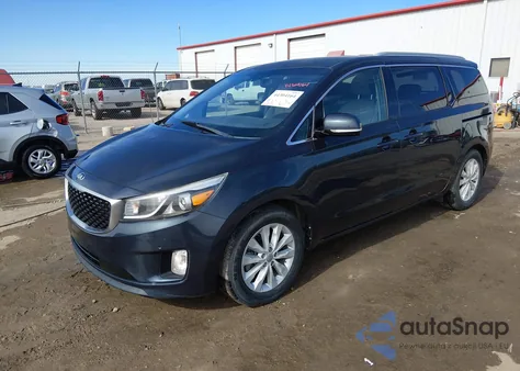 2017 Kia Sedona Ex из США, поврежденный, VIN KNDMC5C14H6256340